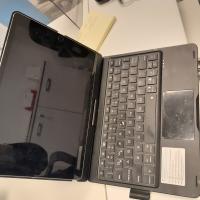 IPAD APPLE GREY WITH BLACK COVER +KEYBOARD